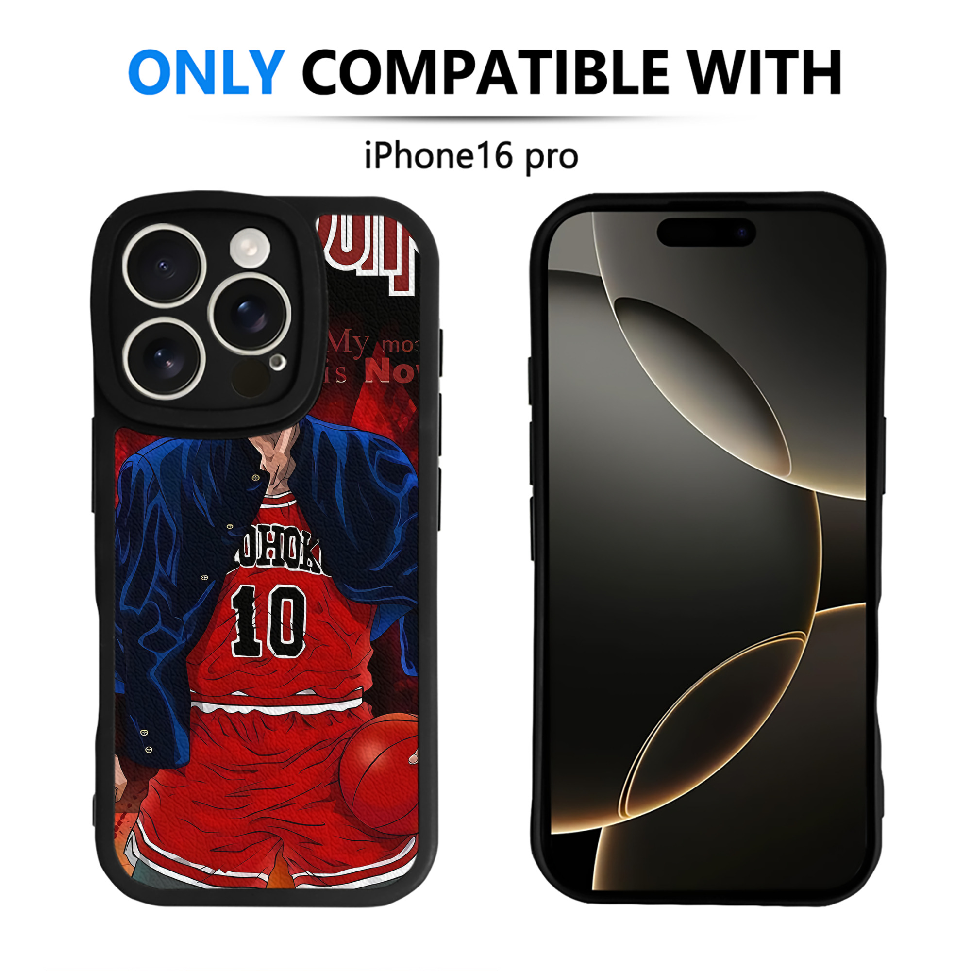 （画像用） SLAM DUNK／スラムダンク 【iPhone 16シリーズ対応】シリコンスマホケース（レザー調） 材質：シリコン
